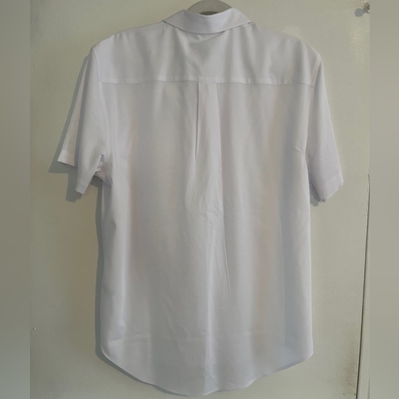 Paisley & Gray Slim Fit White Linen Button Down - Picture 3 of 3